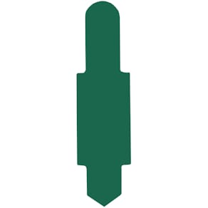Stecksignal Elba, PVC, dunkelgrün