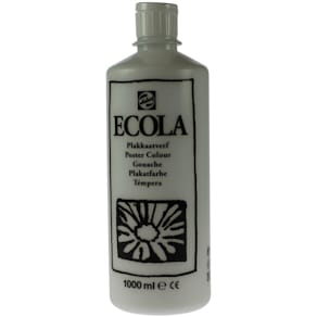 Plakkaatverf Talens Ecola, flacon 1000 ml, wit