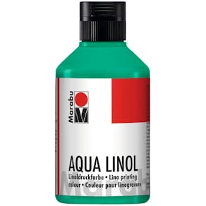 Linoldruckfarbe Marabu Aqua, blaugrün