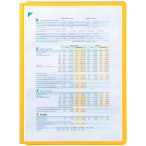 Sichttafel Durable SHERPA Panel, A4, gelb