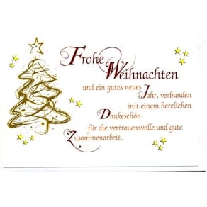 Weihnachtskarte D.T. Zusammenarbeit