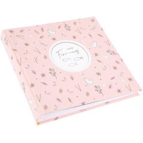 Fotoalbum GOLDBUCH Fiducia, pfirsich, 60 Seiten, Silberprägung