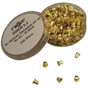 Ösen DR. GOLD, 250 St., messing