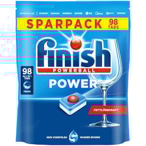 Geschirrspültabs Finish Power Fresh, 98 St.