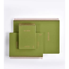 KOZO Anteckningsbok A5 Premium Olive Green