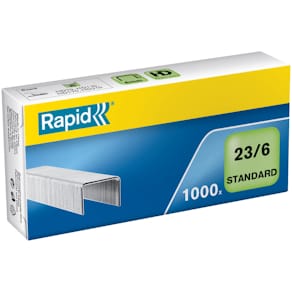 Heftklammern Rapid 23/6, verzinkt