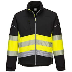 Varselsoftshell 3L PW375 Hi-Vis Kl 1 S