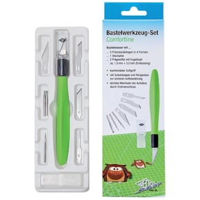 Bastelmesser-Set WEDO Comfortline, grün/schwarz