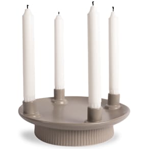 Ljusstake Maria beige
