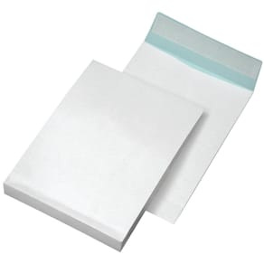 Versandtasche MAILMEDIA B4, 250 St., HK, 140 g/m², weiß/blau