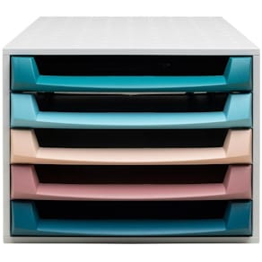 Skuffekabinett EXACOMPTA Skandi 5sk ass