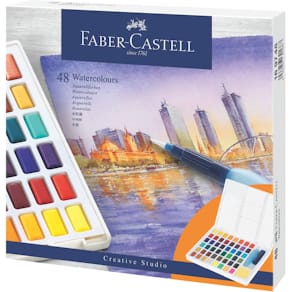 Aquarellfarbkasten Faber-Castell Creative Studio, 48 St.