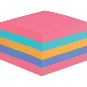 Memokubus Post-it Super Sticky Notes, 76 x 76 mm, 440 vel, regenb