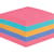 Memokubus Post-it Super Sticky Notes, 76 x 76 mm, 440 vel, regenb