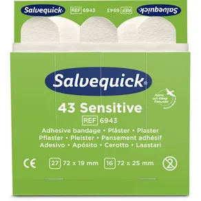 Plåster SALVEQUICK refill nonwoven 43/fp