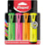 Markeerstift Maped Fluo'Peps Classic, etui van 4 stuks: geel, or
