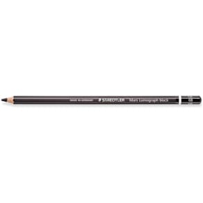 Reisskohlenstift STAEDTLER Mars Lumograph, 6B, schwarz, gespitzt,