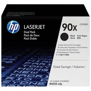 Lasertoner HP 90X, schwarz, Doppelpack (2x 24.000 S.)