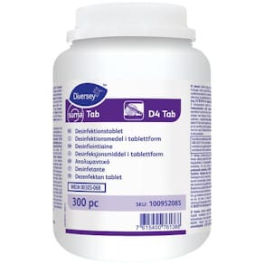 Ytdesinfektionstab. SUMA TAB D4 300/fp
