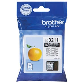 Bläckpatron BROTHER LC3211BK Svart