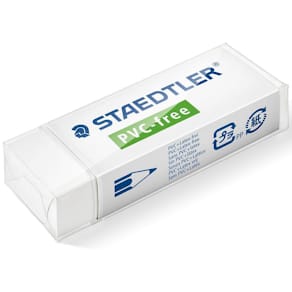 Radergummi Pvc-Fri 65x23x13mm vit 20/fp