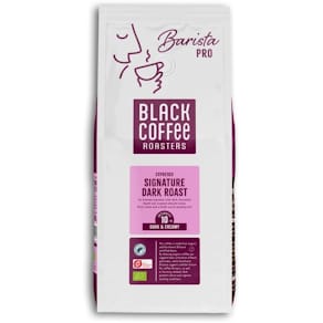 Espresso Black Coffee Signature Dark Roast hele bønner 1kg
