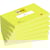 Notitieblaadjes Post-it Notes, 100 vel, 76 x 127 mm, neongroen, 6