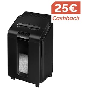 Papiervernietiger Fellowes AutoMax 100M, zwart