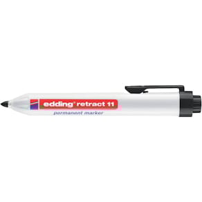 Permanentmarker edding retract 11, 1,5–3 mm, schwarz