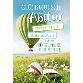 Glückwunschkarte Abitur