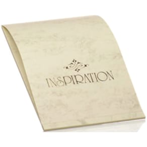 Briefblock Rössler Inspiration, A4, 40 Blatt, chamois marmora
