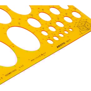 Ellipsenschablone Aristo ISOMETRIC