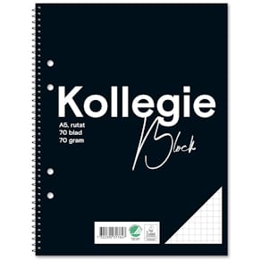 Kollegieblock FW A5 70g 70bl rut h