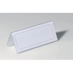 Bordsskylt Durable, dubbelsidig, 150x61mm, 25/fp