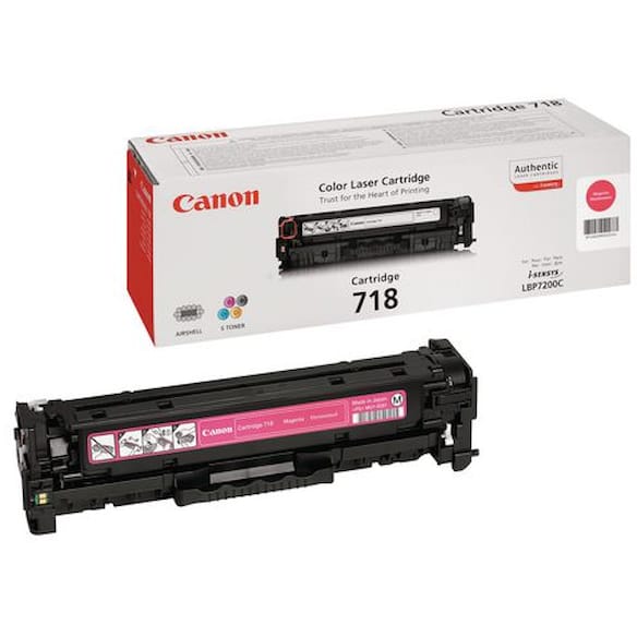 Toner CANON 718M 2.9K rød