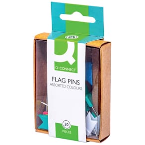 Markierfahne Q-CONNECT KF02039, 18x10x23 mm, bunt, 20 Stück