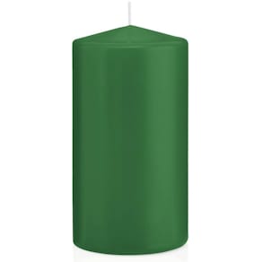 Stumpenkerze, dunkelgrün