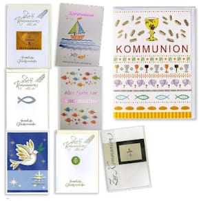 Kommunionskarten Apollo, 10er-Set, sortiert
