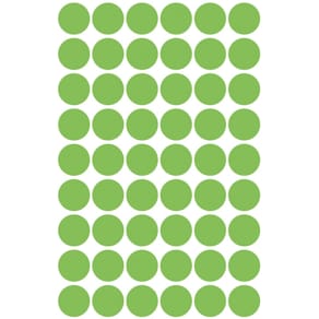 Markierungspunkte Avery Zweckform, Ø 12 mm, leuchtgrün, 270 Stück