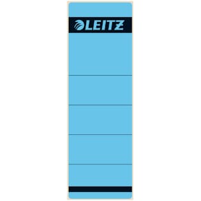 Rückenschild Leitz, kurz, breit, blau