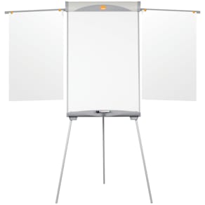 Flipchart Nobo, Stahl lackiert, magnetisch, grau