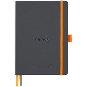 Rhodia Goalbook soft titanium A5 dot ivory
