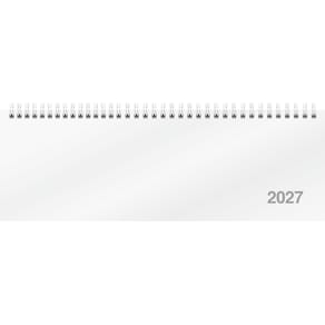 Tischkalender RIDO ac 2027, Karton, quer, weiß