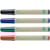 Whiteboardmarkers Bi-Office Earth-It, set van 4 stuks