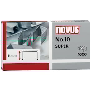 Heftklammern Novus No. 10 Super, verzinkt, 1000 St.