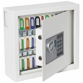 Schlüsseltresor Phoenix Safe Cygnus KS0031E, weiß, 30 Haken