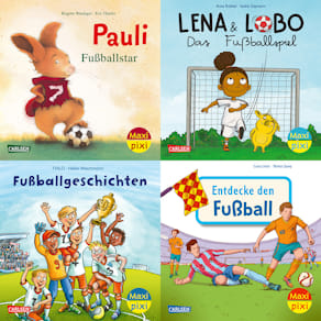 Bilderbuch CARLSEN Maxi Pixi Serie 112, Fußballspaß-Box (4x5)