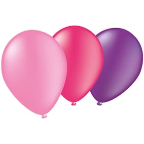 Luftballons TIB, rosa/lila, 8er Pack