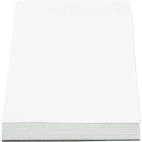 Notesblok BNT ulinjeret, hvid 60 g/m², 5 stk