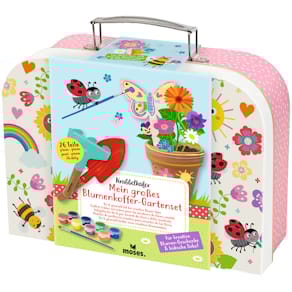 Gartenset MOSES Krabbelkäfer Mein großer Blumenkoffer, ab 4 Jahre